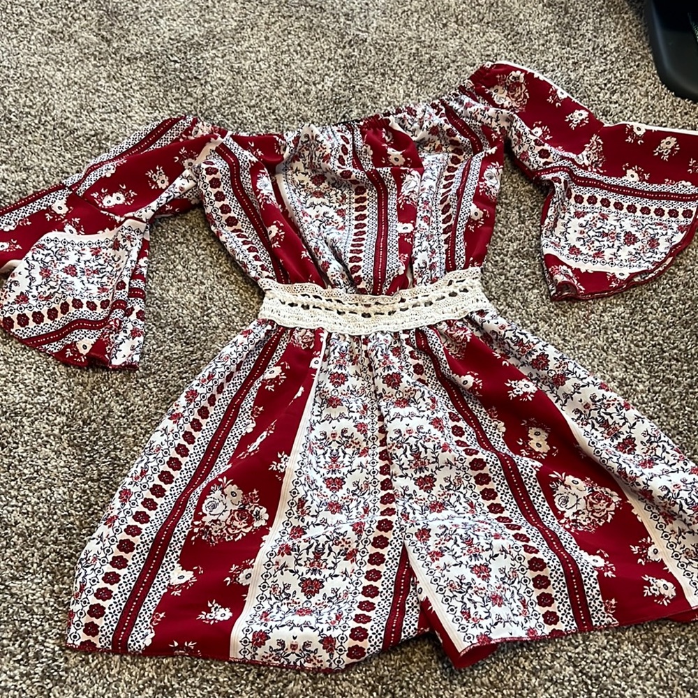 Red romper